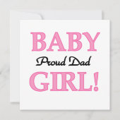 Proud Dad Baby Girl Gifts (Front)