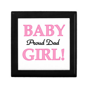 Proud Dad Baby Girl Gifts Jewelry Box