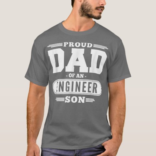 Proud Dad Engineer Son Industrial Electric Ohm Law T_Shirt