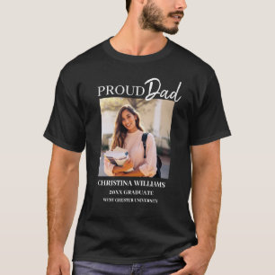 Proud Dad Graduation Photo T-Shirt