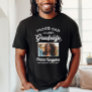 Proud Dad of a 2024 Graduate Black Custom Photo T-Shirt