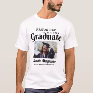 Proud Dad of a 2026 Graduate Personalized  T-Shirt