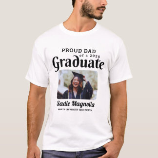 Proud Dad of a 2026 Graduate Personalized T-Shirt