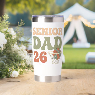 Proud Dad Of A 2026 Senior Graduate Basketball Insulated Tumbler