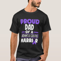 Proud Dad Of A Crohn's & Colitis Warrior T-Shirt