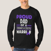 Proud Dad Of A Crohn's & Colitis Warrior T-Shirt