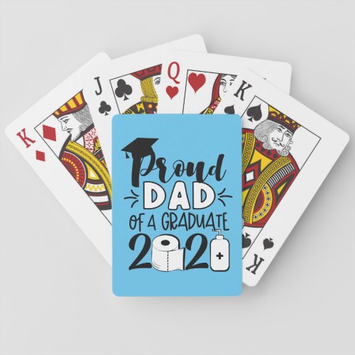 Proud Dad of a Graduate _ 2021 Poker Cards