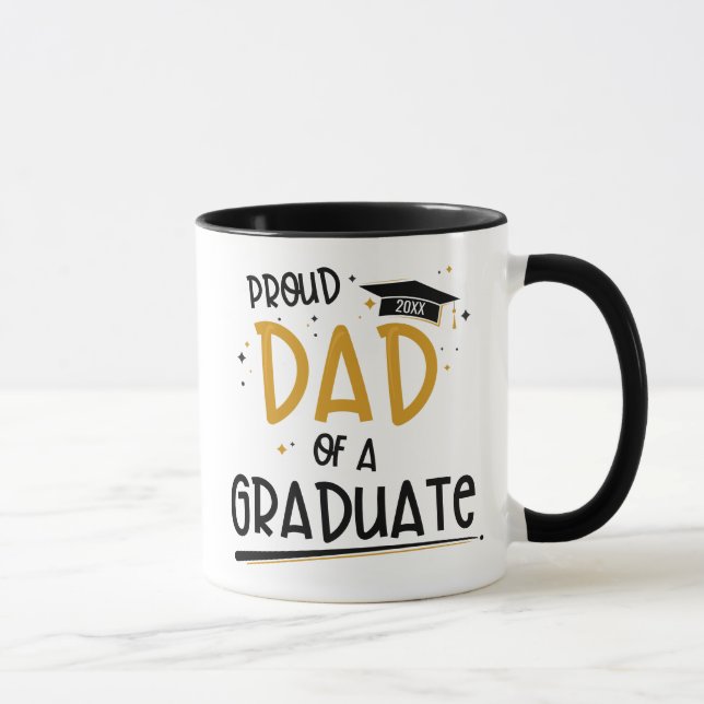 Proud Dad of a Graduate Mug (Right)