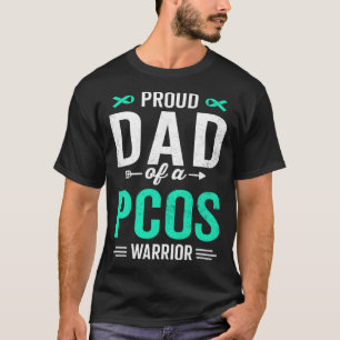 Proud Dad of a PCOS Warrior Survivor Awareness Sup T-Shirt