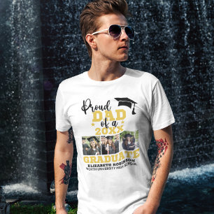 Proud Dad of the Graduate Photo collage T-Shirt
