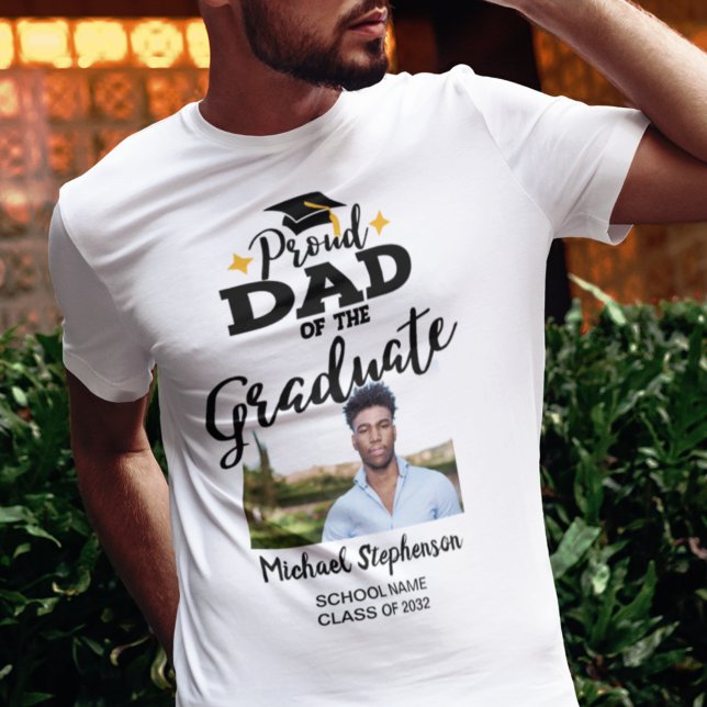 Proud Dad of the graduate photo name T-Shirt (Creator Uploaded)
