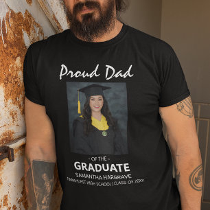 Proud Dad Of The Graduate Photo T-Shirt