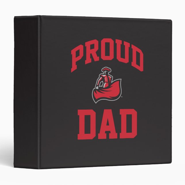 Proud Dad with Matador on Black Binder (Front/Spine)