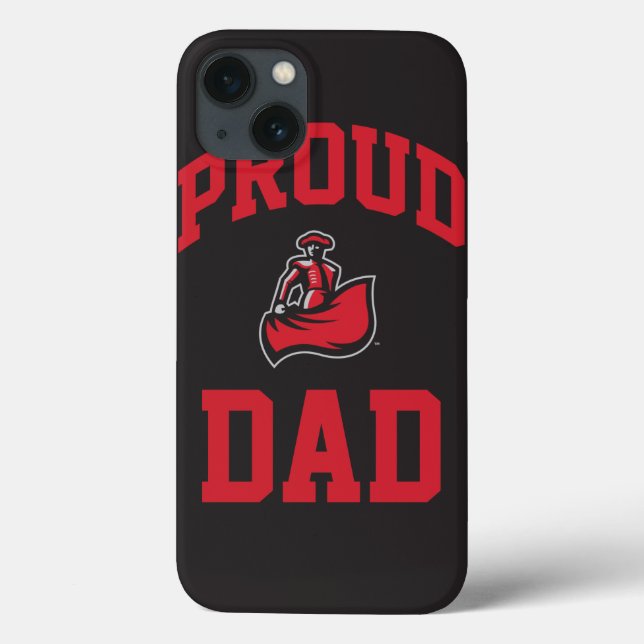 Proud Dad with Matador on Black Case-Mate iPhone Case (Back)