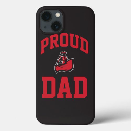 Proud Dad with Matador on Black iPhone 13 Case