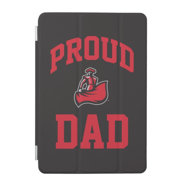 Proud Dad with Matador on Black iPad Mini Cover (Front)