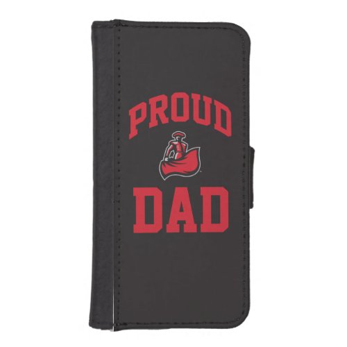 Proud Dad with Matador on Black iPhone SE55s Wallet Case