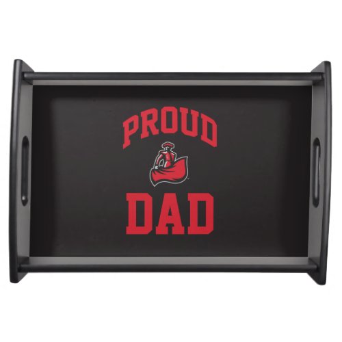 Proud Dad with Matador on Black Serving Tray