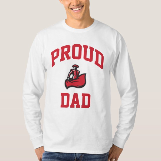 Proud Dad with Matador on White T-Shirt (Front)