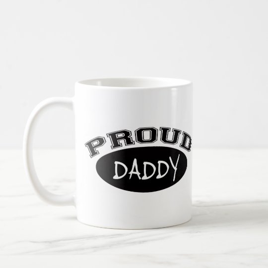 Proud Daddy (Black) Coffee Mug
