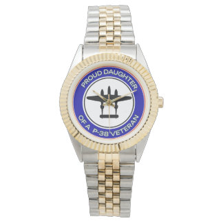 Proud Daughter of a P-38 Veteran Bracelet Watch