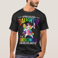 Proud Daughter Of A Preschool Graduate Unicorn