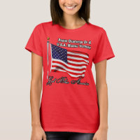 Proud Daughter Of A US Marine Veteran USA Flag