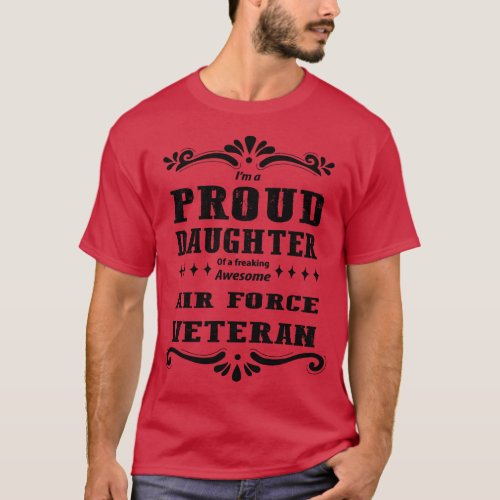 Proud Daughter Of A Veteran T_Shirt