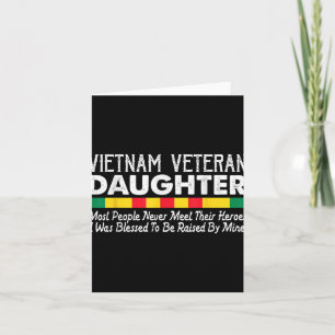 Proud Daughter Of A Vietnam Veteran _1 Card