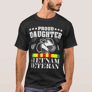 Proud daughter of a vietnam veteran memorial day P T-Shirt