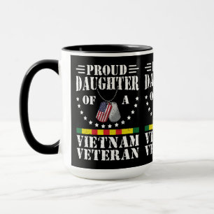 Proud Daughter Of A Vietnam Veteran Patriotic Gift Mug