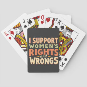 Proud Daughter of an Immigrant Mexican Deportation Poker Cards