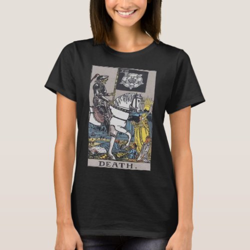 Proud  Death Tarot Card Design Print T_Shirt