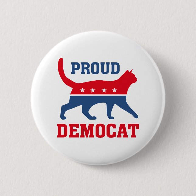 Proud Democat Button (Front)