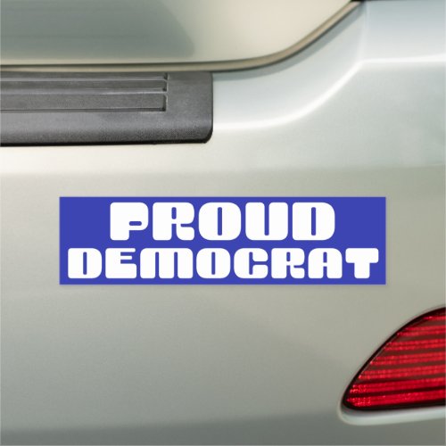 Proud Democrat Bumper Magnet