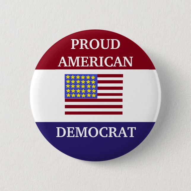 PROUD DEMOCRAT BUTTON (Front)