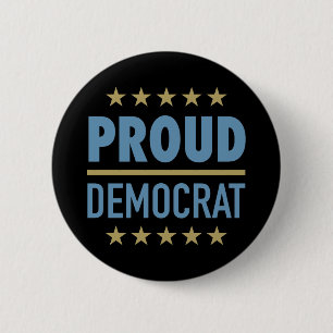 Proud Democrat Button