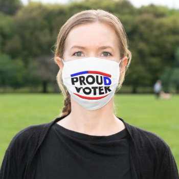 Proud Democrat (D) Voter Adult Cloth Face Mask
