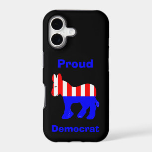 Proud Democrat Donkey iPhone 17 Case