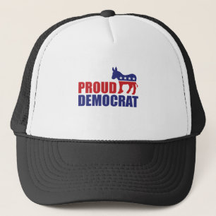 Proud Democrat Donkey Trucker Hat