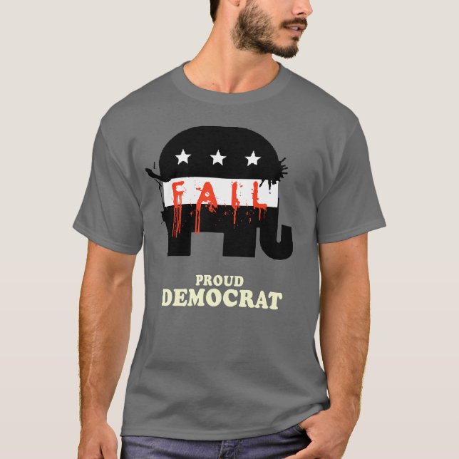 Proud Democrat T-Shirt (Front)