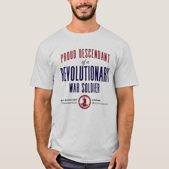 Proud Descendant - Personalized T-Shirt (Front)