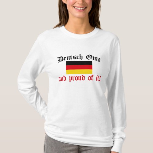Proud Deutsch Oma T_Shirt