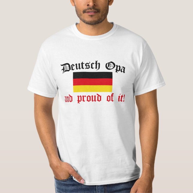 Proud Deutsch Opa T-Shirt (Front)