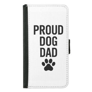Proud Dog Dad – Funny Dog Lover Gift for Men Samsung Galaxy S5 Wallet Case