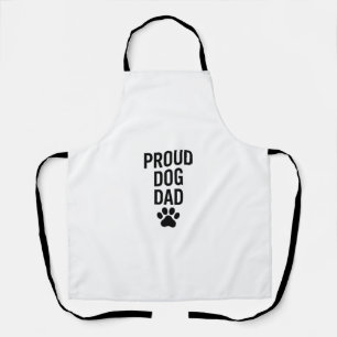 Proud Dog Dad – Funny Pet Lover Gift for Men Apron