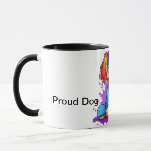 Proud Dog Mom coffee mug