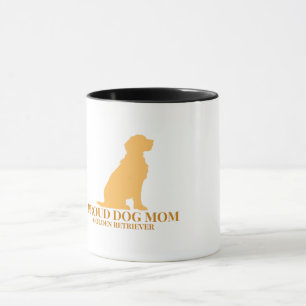 Proud Dog Mom Golden Retriever Coffee Mug — Dog Lo