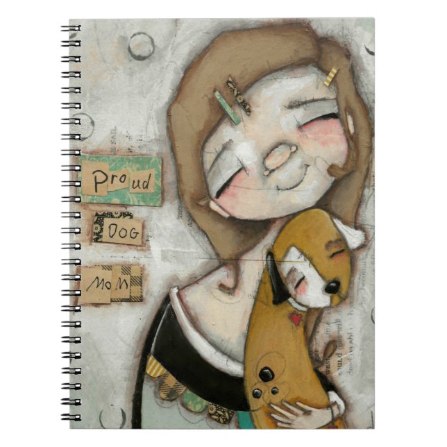 Proud Dog Mom - Notebook (Front)