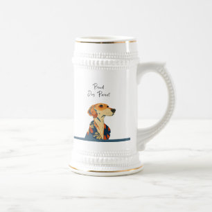 Proud Dog Parent Mug – Vintage Orange Pup Illustra
